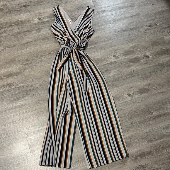 Maurice’s Striped Multicolor Jumpsuit - Picture 1 of 2